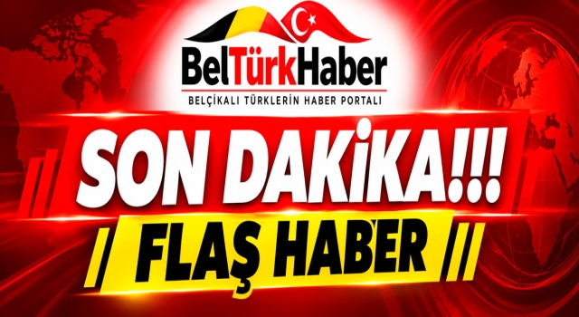 Belçika'da minibüs restoranın bahçesine daldı