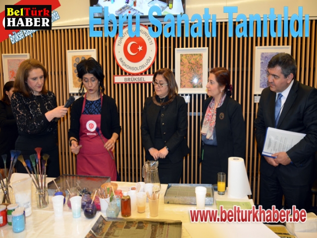 Ebru sanatı tanıtıldı