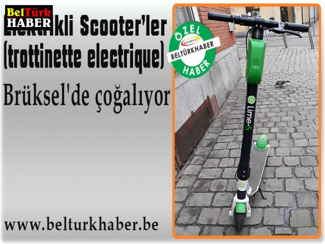 Elektrikli Scooter’ler Brüksel'de çoğalıyor