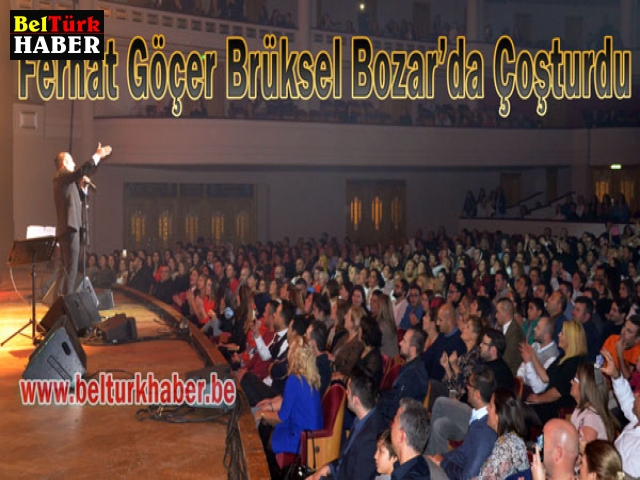 Ferhat Göçer Brüksel Bozar’da Çoşturdu