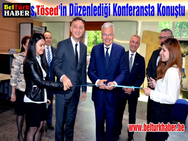 Reynders, Tösed'in Düzenlediği Konferansta Konuştu