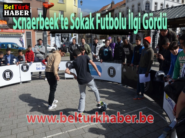 Schaerbeek'te Sokak Futbolu İlgi Gördü