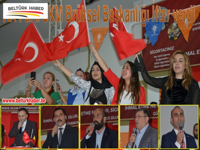 AK Parti SKM Brüksel Başkanlığı İftar verdi