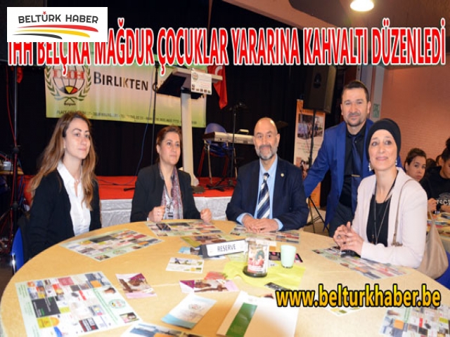 İHH BELÇİKA MAĞDUR ÇOCUKLAR YARARINA KAHVALTI DÜZENLEDİ