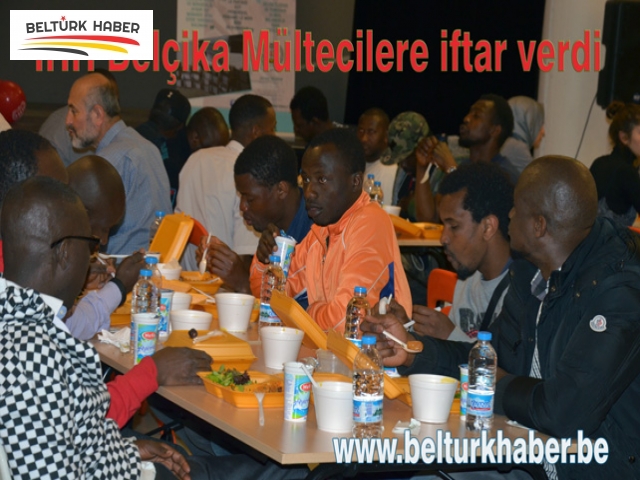 İHH Belçika Mültecilere iftar verdi