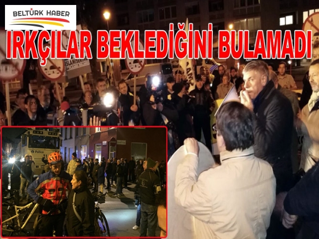 Irkçılar beklediğini bulamadı