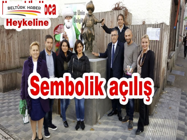 Nasreddin Hoca heykeline sembolik açılış