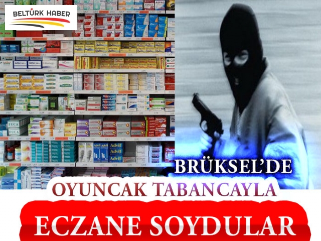 Oyuncak tabanca ile eczane soydular