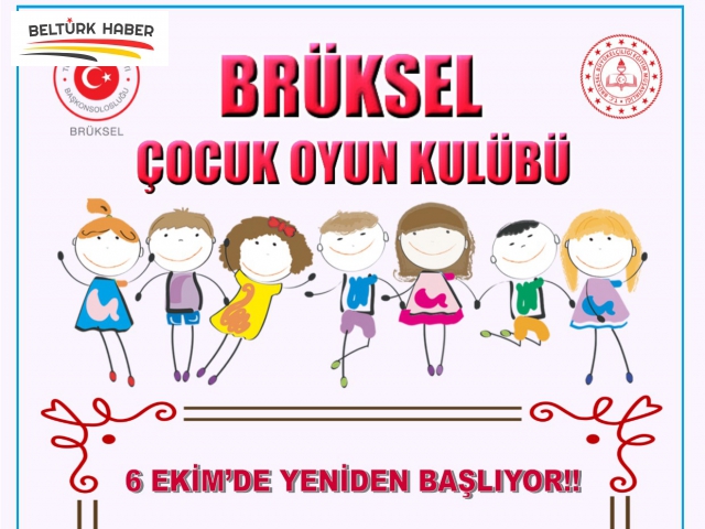 Brüksel Çocuk Oyun Kulübü Başlıyor