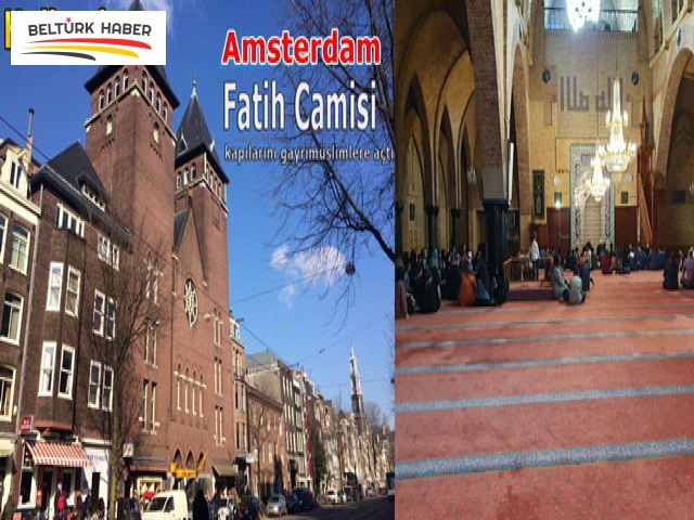 Amsterdam'daki Fatih Camisi kapılarını gayrimüslimlere açtı