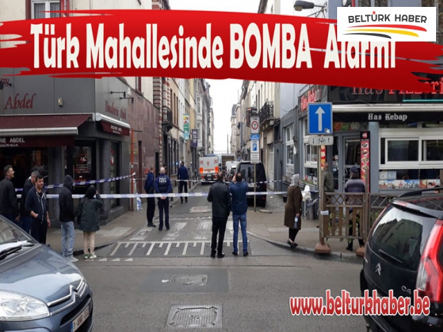 BELÇİKA'DA TÜRK MAHALLESİNDE BOMBA ALARMI