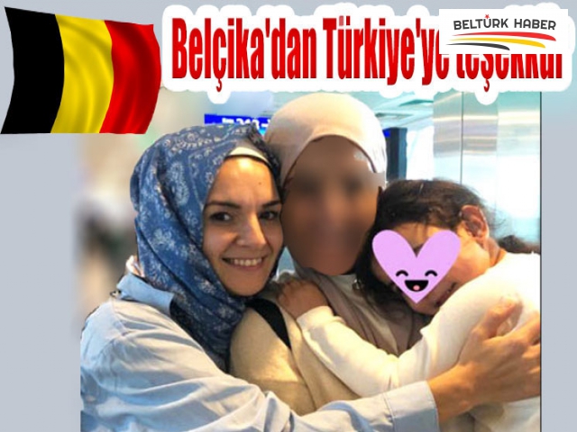 Belçika'dan Türkiye'ye teşekkür