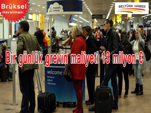 Bir günlük grevin maliyetinin 13 milyon Euro