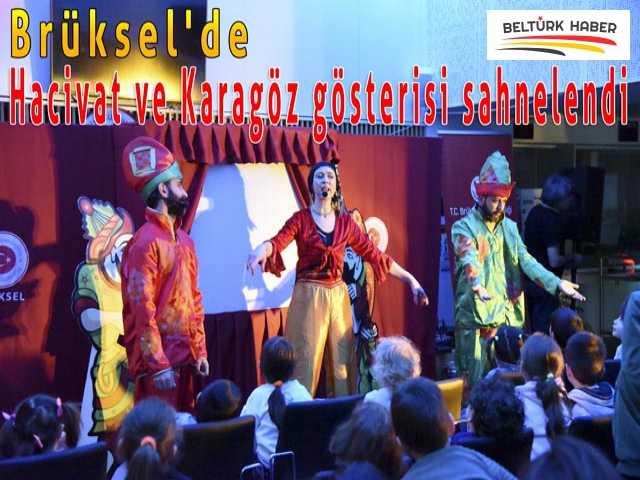 Brüksel'de Hacivat ve Karagöz gösterisi sahnelendi