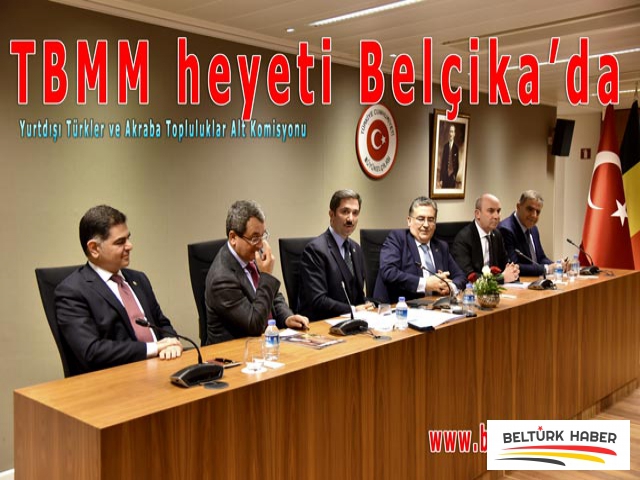 TBMM Heyeti Belçika'da