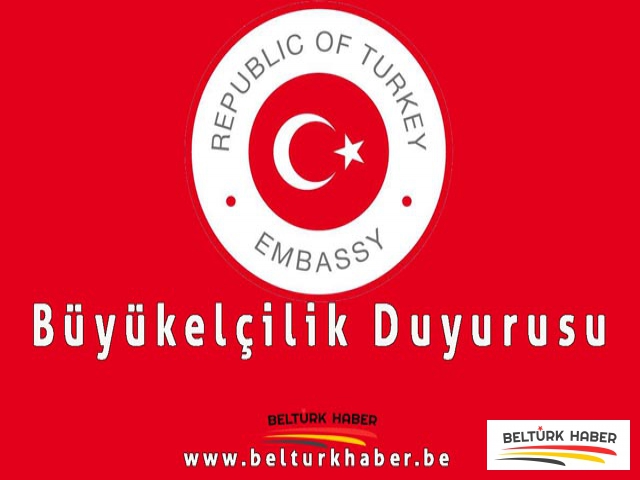 BRÜKSEL BÜYÜKELÇİLİĞİ TÜRK VATANDAŞLARINI UYARDI