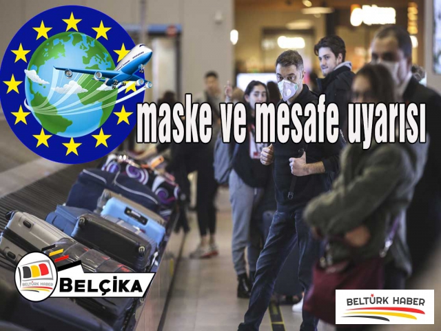 "AB hava yolu ulaşım kılavuzunda" maske ve mesafe uyarısı