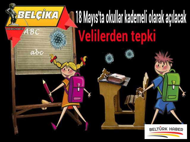 Belçika'da 18 Mayıs'ta okullar kademeli olarak açılacak