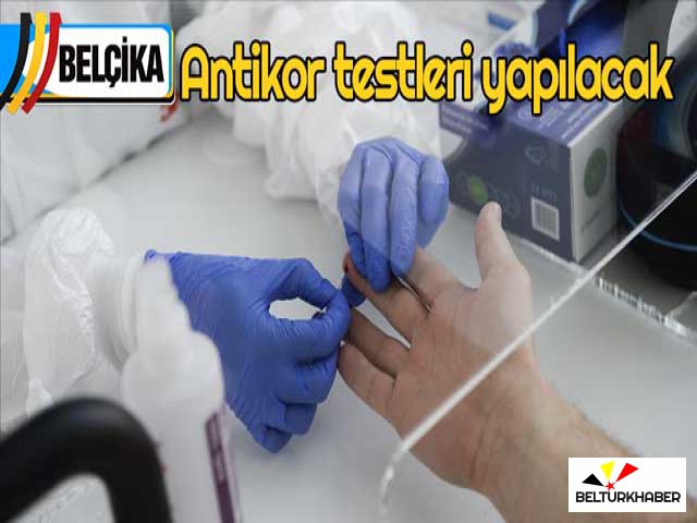 Belçika'da Antikor testleri mümkün olacak