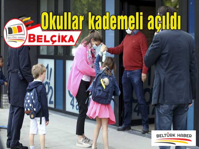 Belçika'da okullar kademeli açıldı