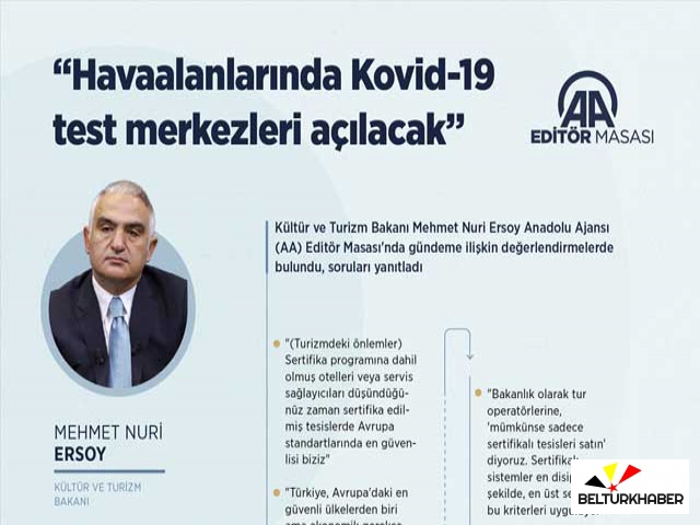 Havaalanlarında Test Merkezi Açılıyor