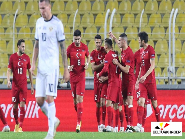 A Milli Futbol Takımı, Rusya'yı 3 golle devirdi