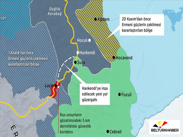 Ermenistan'a Laçın'ı terk etmesi için verilen süre bugün doluyor