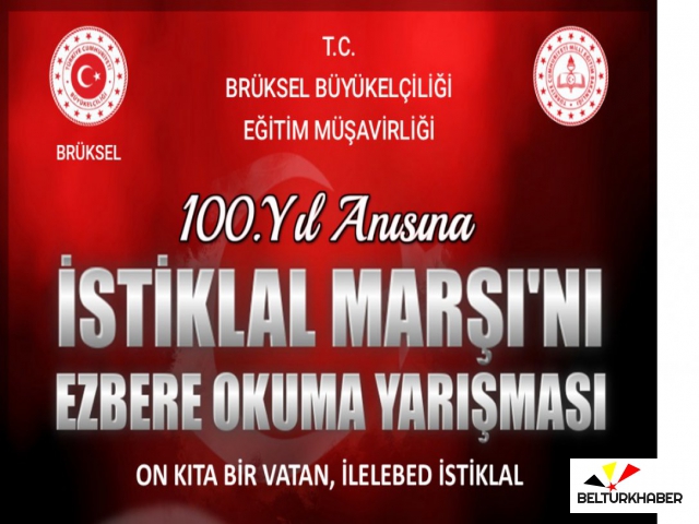 İSTİKLAL MARŞI'NI EZBERE GÜZEL OKUMA YARIŞMASI