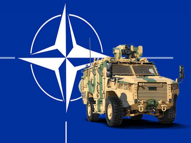 NATO, "Vuran" adlı Türk zırhlı aracını tanıttı