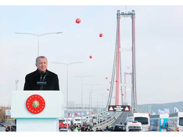 1915 Çanakkale Köprüsü açıldı