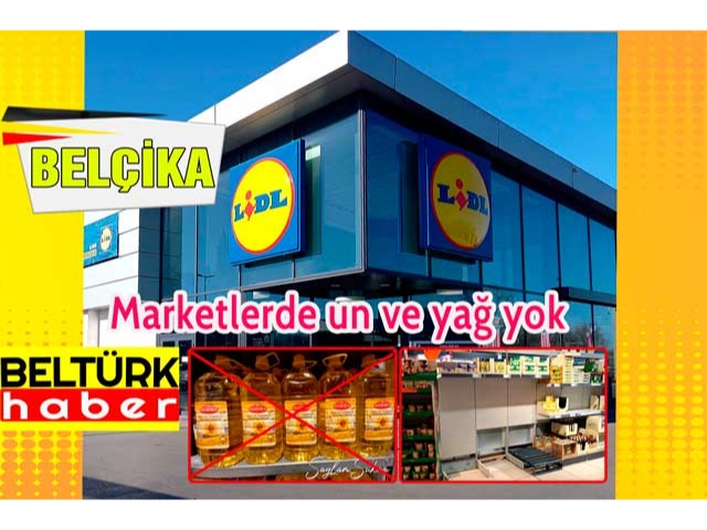 Belçika'da marketler yağ satışlarını kısıtlıyor