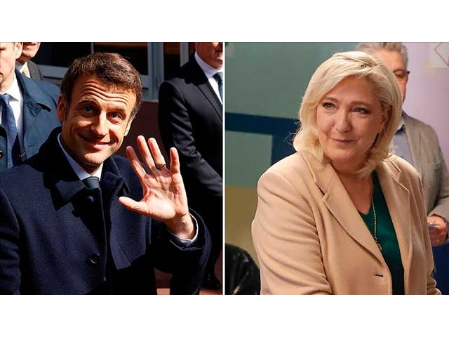 Macron ve Le Pen ikinci tur için yarışacak