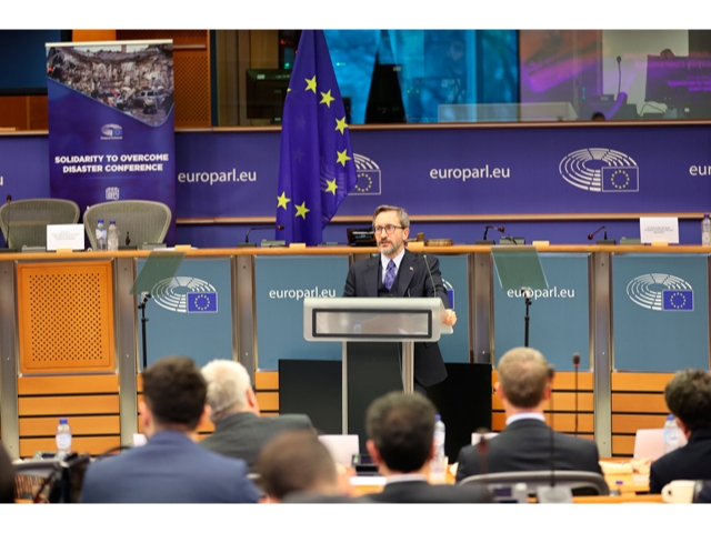 Cumhurbaşkanlığı İletişim Başkanı Altun, Avrupa Parlamentosu'nda konuştu