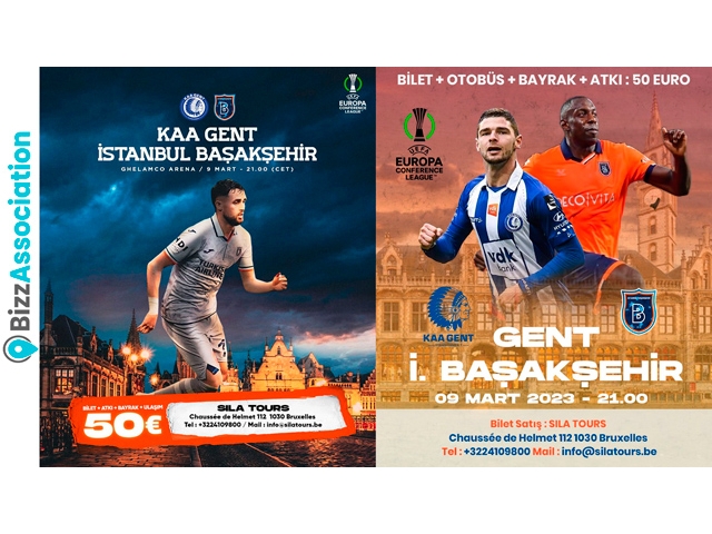 Gent-Başakşehir maçı için geri sayım başladı