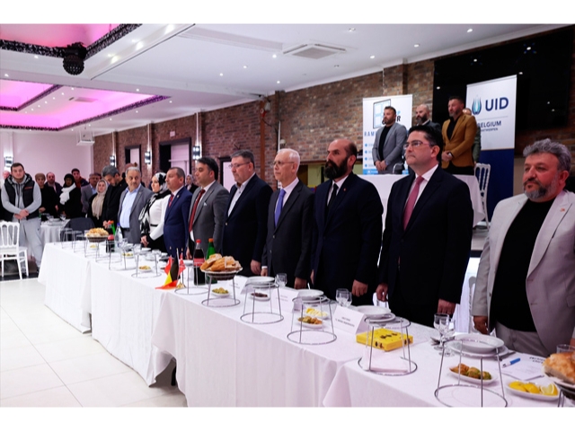 UID Belçika'da iftar programı düzenledi