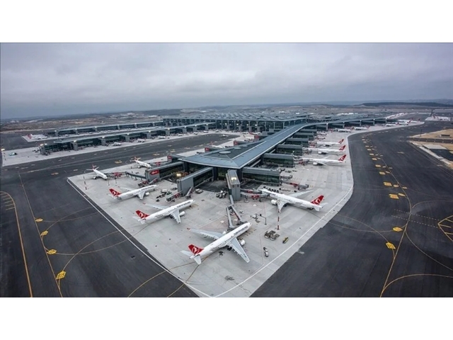 İstanbul Havalimanı yoğunlukta Avrupa'nın zirvesinde