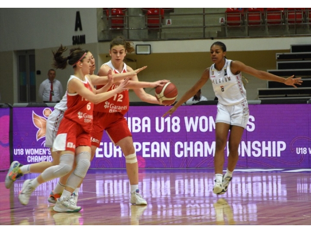 FIBA 18 Yaş Altı Kızlar Avrupa Şampiyonası :Türkiye: 62 - Belçika: 59