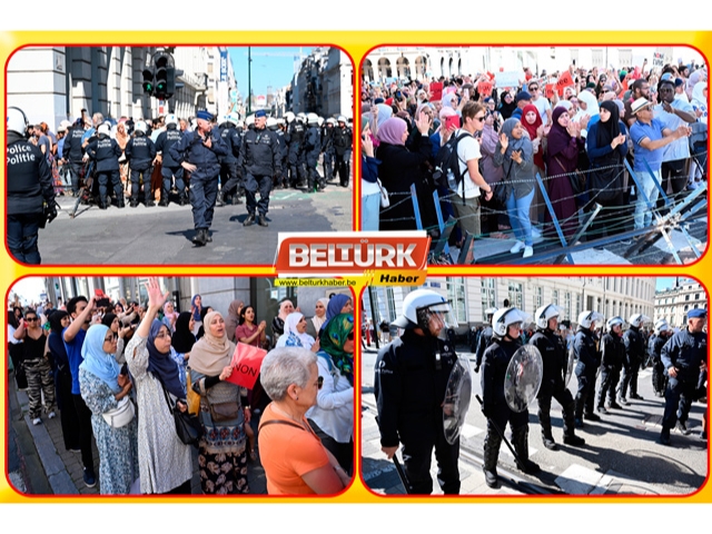 Brüksel'de yüzlerce kişi zorunlu cinsellik eğitimini protesto etti