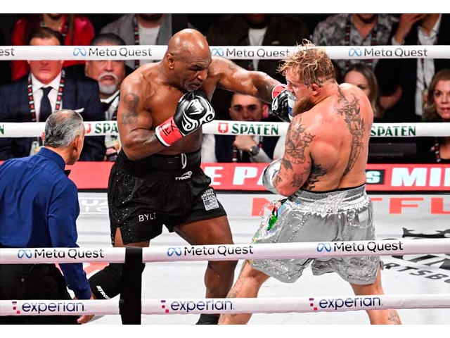 Jake Paul, ağır sıklet boks müsabakasında Mike Tyson'ı mağlup etti