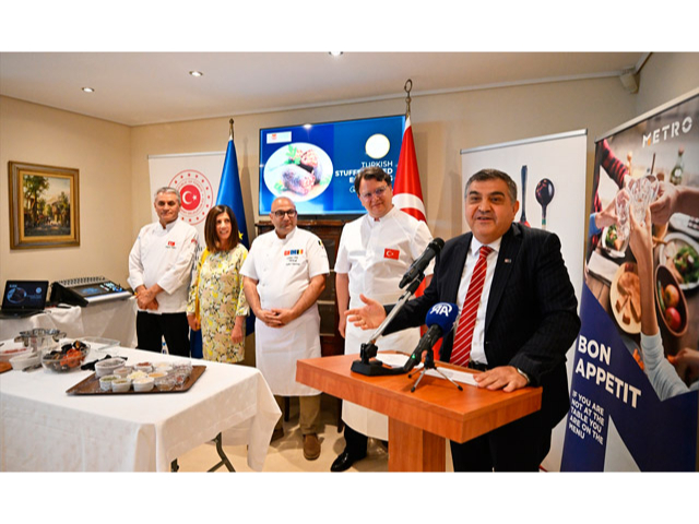 Brüksel'de "Türk Mutfağı Haftası" kapsamında geleneksel lezzetler tanıtıldı