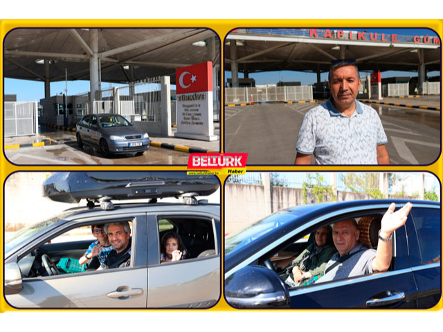 Gurbetçinin vatan sevinci sınırda başlıyor