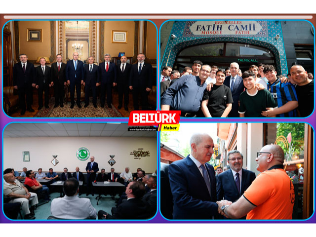 TBMM Başkanı Kurtulmuş, Brüksel'de Türk Mahallesini Ziyaret etti