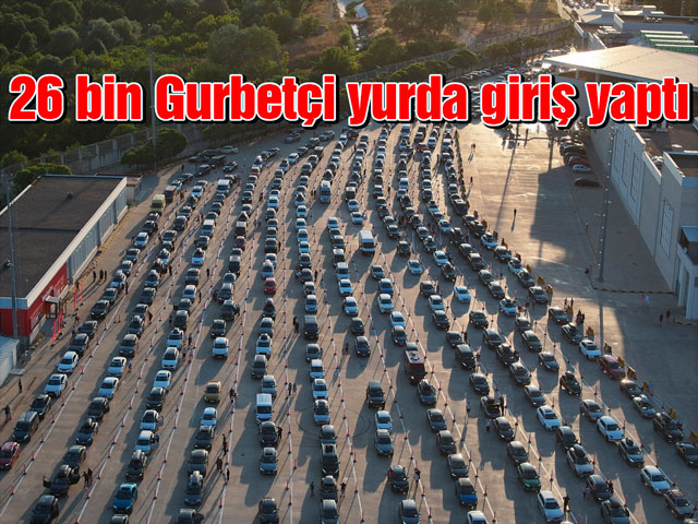 Kapıkule sezonun en hareketli gününü yaşadı