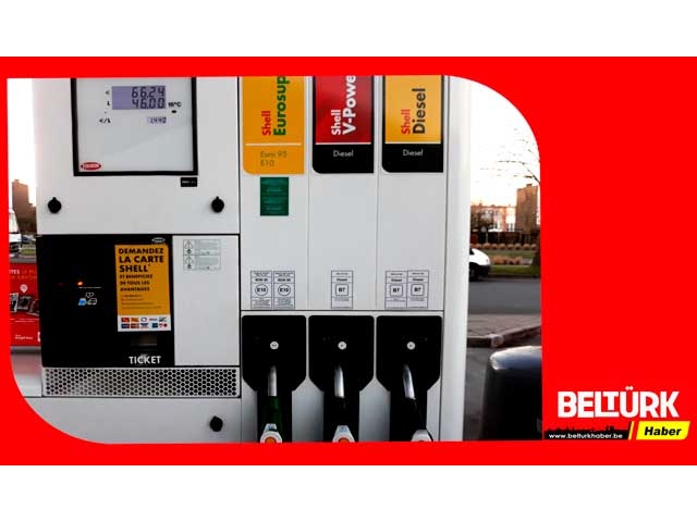 Belçika'da Bugünden itibaren Motorine Zam Geliyor