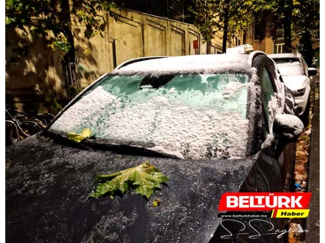 Brüksel, Güne Karla Merhaba Dedi