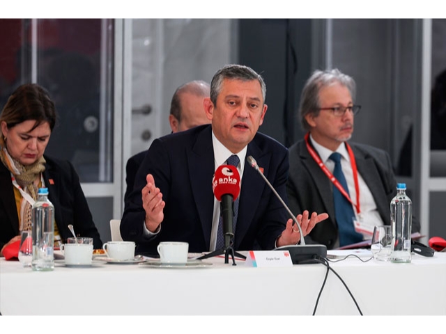 CHP Genel Başkanı Özel, Avrupa Sosyalist Partisi Liderler Toplantısı'nda konuştu