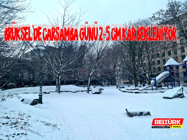 Brüksel’de Çarşamba günü 2–5 cm Kar Bekleniyor