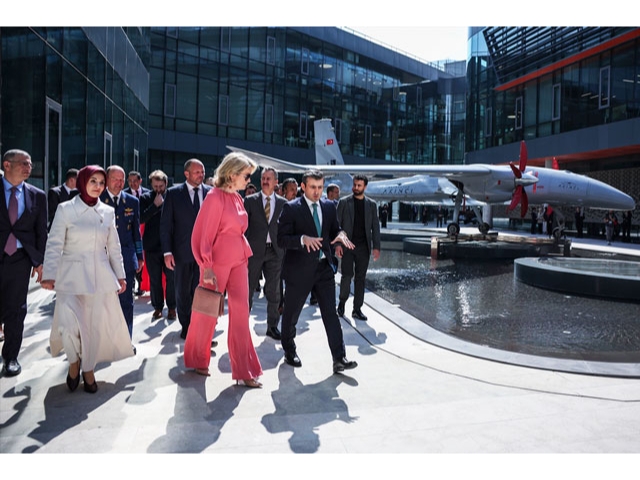 Belçika Kraliçesi Mathilde, Baykar'ı ziyaret etti