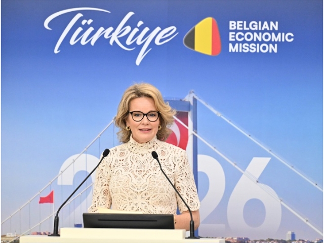 Belçika Kraliçesi Mathilde, İstanbul Sanayi Odası ziyaretinde konuştu: