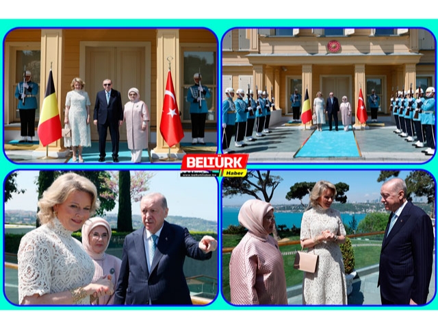 Cumhurbaşkanı Erdoğan, Belçika Kraliçesi Mathilde'yi kabul etti